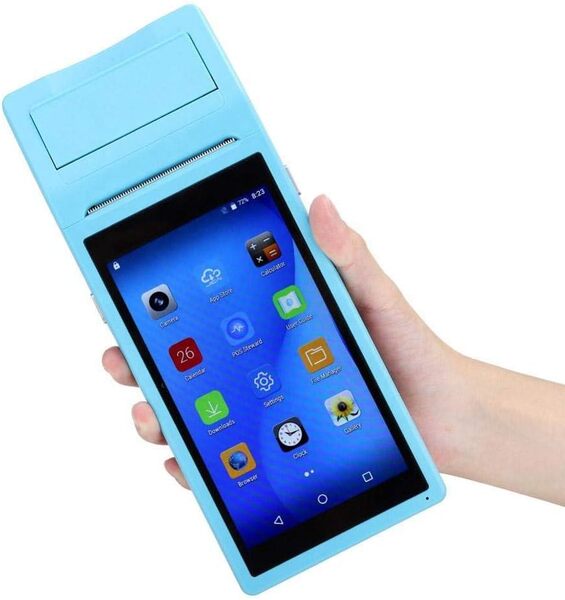 POS-терминал с принтером 4G LTE POS Q1 Blue Android (58mm) Bluetooth, Wi-Fi, USB-кабель купить по самой низкой цене