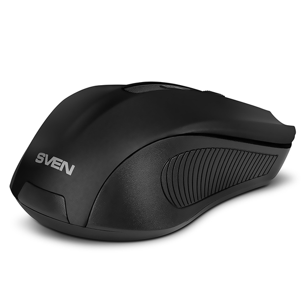Мышь SVEN RX-350W Wireless, 5+1кл., 600/1000/1400dpi, Black купить по самой низкой цене