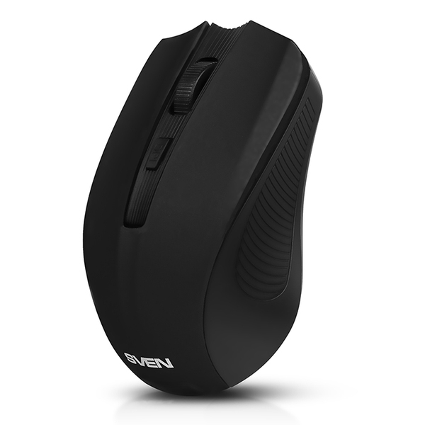 Мышь SVEN RX-350W Wireless, 5+1кл., 600/1000/1400dpi, Black купить по самой низкой цене