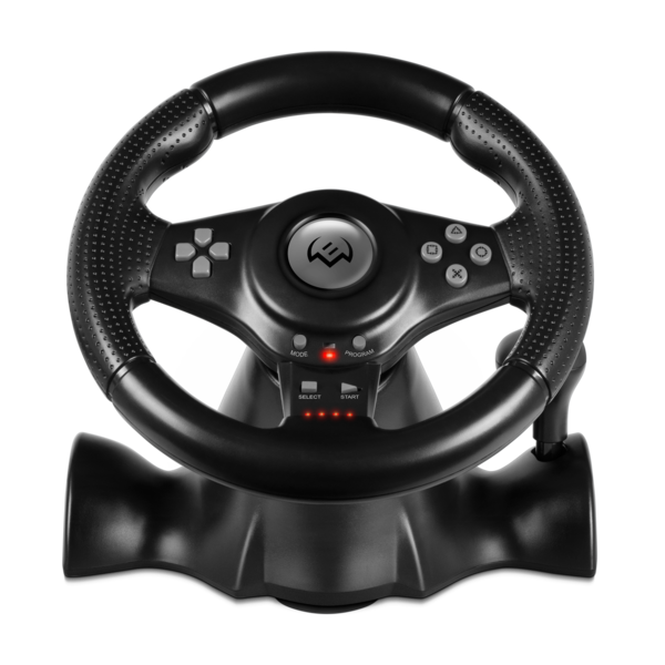 Руль SVEN GC-W150 (9' Рул.колесо+2 педали, USB, виброотдача, совм. PS3/4, Nintendo Switch, Windows, Android) купить по самой низкой цене