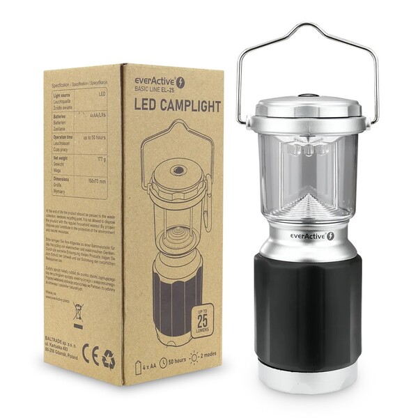 Фонарь кемпинговый everActive (EL-25) 4xAA купить по самой низкой цене