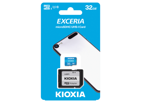 Micro SD FLASH CARD 32Gb Kioxia M203  Class10 U1 UHS-I  (LMEX1L032GG2) купить по самой низкой цене