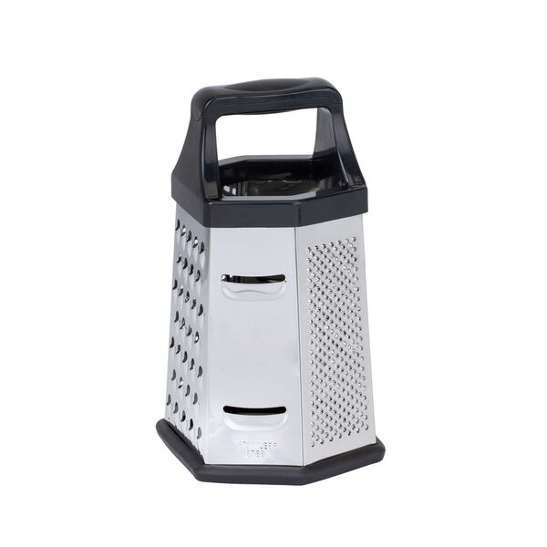 Терка ручная 6-ти гранная RESTO (95411) Нержавеющая сталь , Силикон купить по самой низкой цене