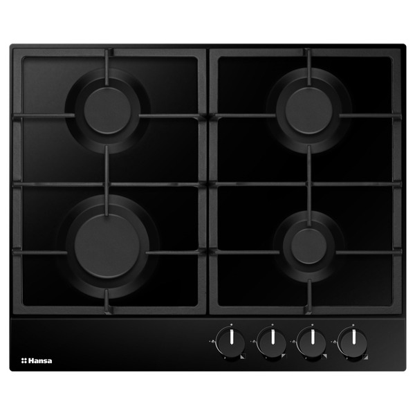 Панель варочная газовая Hansa BHGS630502  4 конф, газ-контроль, автоподжиг, поверхн. Эмалирован. сталь, Black купить по самой низкой цене