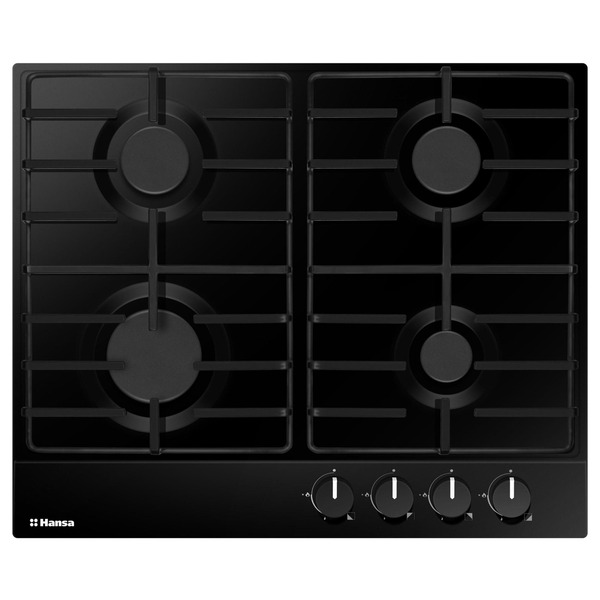 Панель варочная газовая Hansa BHGS650103 4 конф, газ-контроль, автоподжиг, поверхн. Эмалирован. сталь, Black купить по самой низкой цене