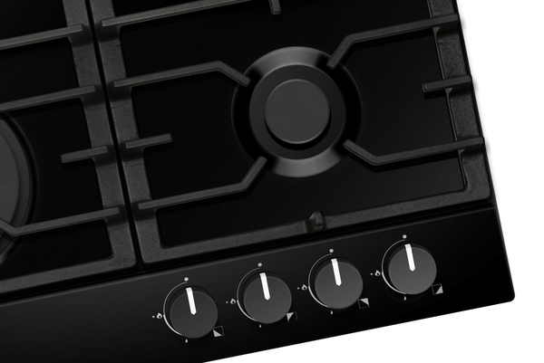 Панель варочная газовая Hansa BHGS611839 4 конф, газ-контроль, автоподжиг, поверхн. Эмалирован. сталь, Black купить по самой низкой цене