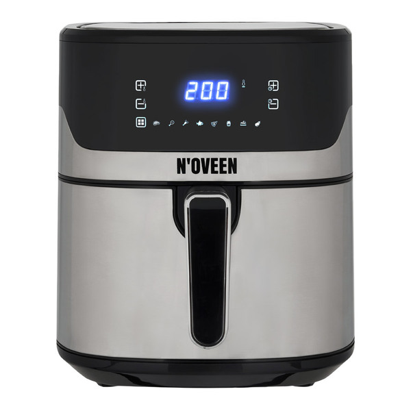 Аэрофритюрница Noveen AF550 (1600Вт, термостат 80-200°,  съёмная чаша 6.5л, 8 программы) купить по самой низкой цене