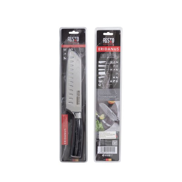 Нож Сантоку RESTO (95332) нержавеющая сталь, лезвие 19см. купить по самой низкой цене