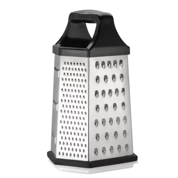 Терка ручная 6-ти гранная RESTO (95413) Нержавеющая сталь , Силикон купить по самой низкой цене