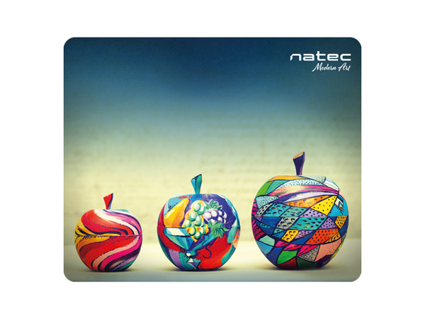 Коврик NATEC Foto MODERN ART Apples (NPF-1432) 220х180x2mm, ткань / прорезиненный низ купить по самой низкой цене