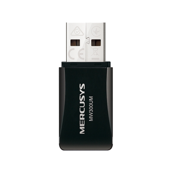 Адаптер WiFi Mercusys N300 (MW300UM) USB, 2.4GHz, 300Mb/s купить по самой низкой цене