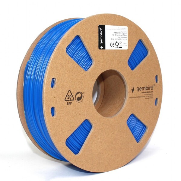 Филамент ABS для 3D-печати (3DP-ABS1.75-01-B) blue,1.75мм,1кг/~400м купить по самой низкой цене