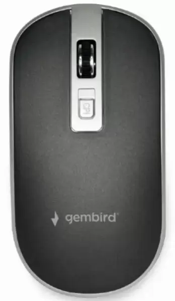 Мышь Gembird MUSW-4B-06-BS, wireless 2.4GHz, 3+1кн., 800/1200/1600dpi, black/silver купить по самой низкой цене