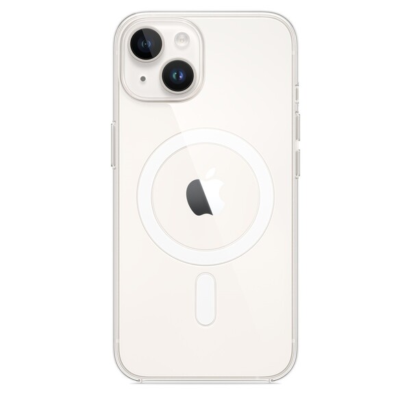 Чехол TPU Clear Case with MagSafe для Apple iPhone 14 (6.1') (Clear) купить по самой низкой цене