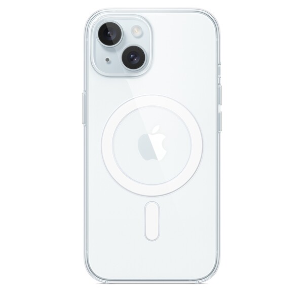 Чехол TPU Clear Case with MagSafe для Apple iPhone 15 (6.1') (Clear) купить по самой низкой цене