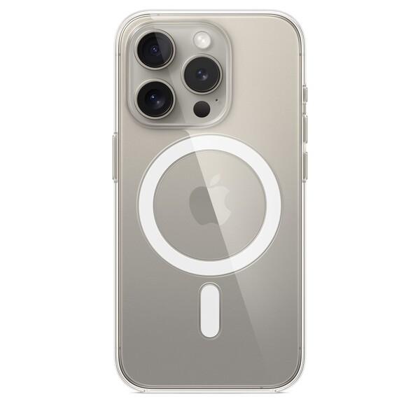 Чехол TPU Clear Case with MagSafe для Apple iPhone 15 Pro (6.1') (Clear) купить по самой низкой цене