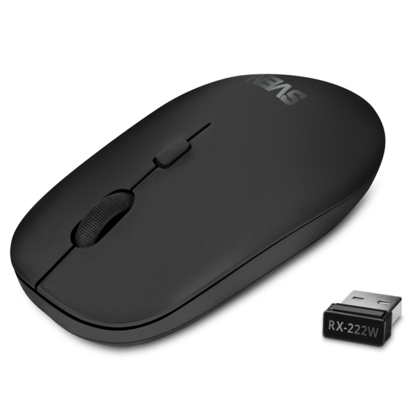 Мышь SVEN RX-222W беспроводная,3+1кн.,USB, Радиоканал и Bluetooth, 1200/1400/1800dpi купить по самой низкой цене