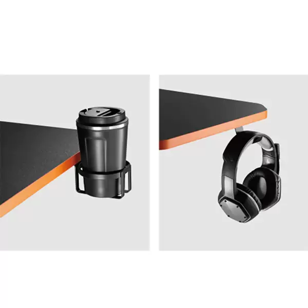 Стол компьютерный игровой Maclean Black Gaming Desk RS170 (60*136см, высота 75см) купить по самой низкой цене