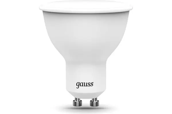 Лампа светодиодная GAUSS Smart 6Вт 440лм GU10, RGBW + шаг. димирование (101106406) MR16 купить по самой низкой цене