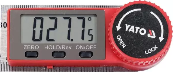 Угломер электронный YATO (YT-71004) 300mm., диапазон 0-360°, разрешение 0,05° купить по самой низкой цене