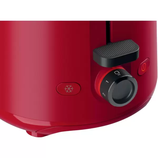 Тостер Bosch TAT2M124 (950W, на 2 тоста) красный купить по самой низкой цене