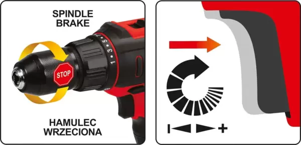 Дрель-шуруповерт YATO (YT-82060) сеть (220В), 300Вт, 2 скорости, 400/1450об /мин, кабель 4м, патрон 13мм купить по самой низкой цене