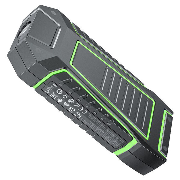 Пусковое устройство (бустер) для автомобиля Hoco QS1 Spring Car Jump Starter 10000 mAh  Max ток запуска 600A купить по самой низкой цене