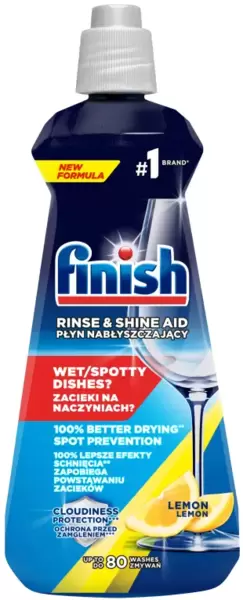 Ополаскиватель для посудомоечной машины  FINISH 400ML LEMON (065718) купить по самой низкой цене