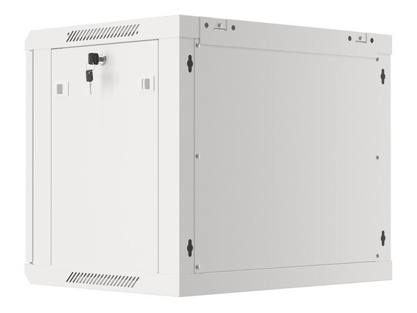 Шкаф настен.коммутацион. LANBERG WF01-6409-00S  19", 9U 600x450x512.35mm, black, металлическая дверь купить по самой низкой цене