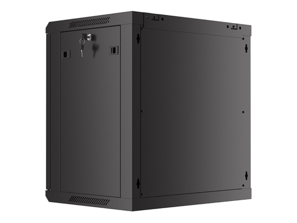 Шкаф настен.коммутацион. LANBERG WF01-6412-23B 19', 12U 600x450мм, black, дверь - закаленное стекло купить по самой низкой цене