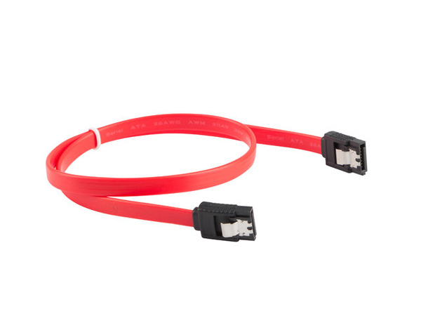Кабель интерфейсный Lanberg (CA-SASA-14CC-0050-R) 2*SATA (7-pin) 0,5м, Red, 3Gb/s купить по самой низкой цене