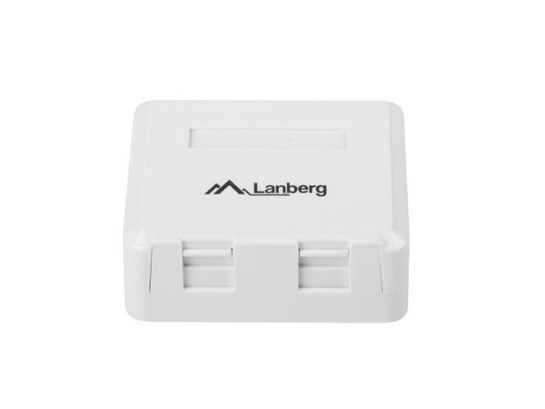 Коробка сетевая распределительная Lanberg (OK1-0002-W) для KEYSTONE 2-PORT купить по самой низкой цене