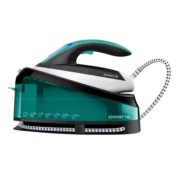 Утюг с парогенератором Polaris PSS 7510K (3кВт, подош.керамич., пар - давлен.7бар, бак 1.5л,)  Уценка! купить по самой низкой цене