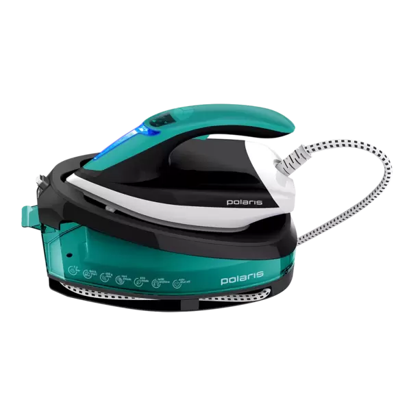 Утюг с парогенератором Polaris PSS 7510K (3кВт, подош.керамич., пар - давлен.7бар, бак 1.5л,)  Уценка! купить по самой низкой цене