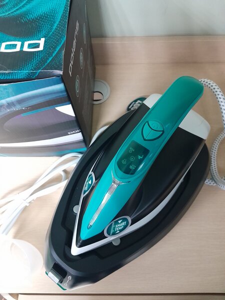 Утюг с парогенератором Polaris PSS 7510K (3кВт, подош.керамич., пар - давлен.7бар, бак 1.5л,)  Уценка! купить по самой низкой цене