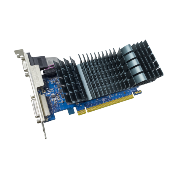 Видеокарта PCI-E 2.0 2Gb GDDR5 ASUSGeForce GT710 EVO 2G (GT710-SL-2GD5-BRK-EVO) 64b, D-Sub/DVI, Low Profile купить по самой низкой цене