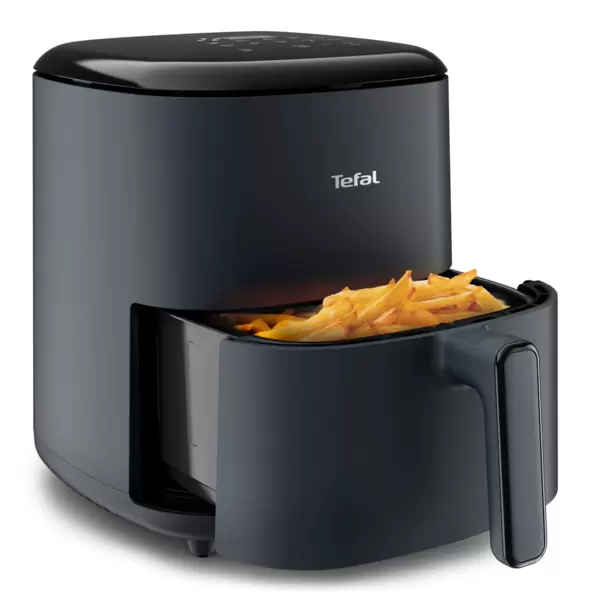 Аэрофритюрница (аэрогриль) Tefal Easy Fry MAX (EY245B10) 1500Вт, 5л чёрн/серебр, ЖК-дисплей купить по самой низкой цене