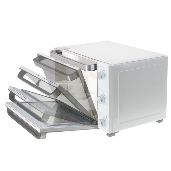 Электропечь ADLER AD 6027 (48л, гриль, конвекция, 90-230°C) White Уценка! купить по самой низкой цене