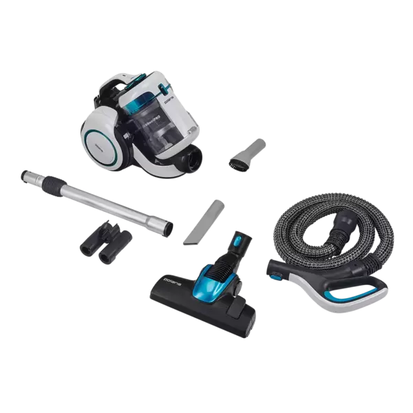 Пылесос Polaris PVC 1834 (циклонн.фильтр,мощн.1800/420Вт, 1.7л) pearl-colored/turquoise Уценка! купить по самой низкой цене