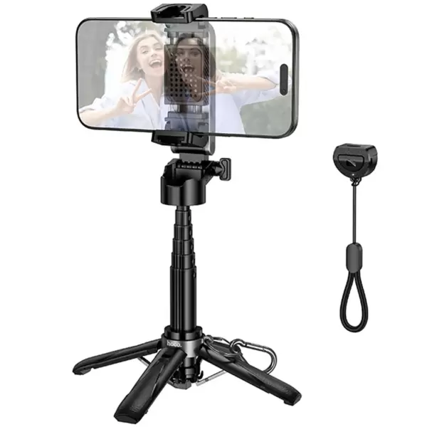 Монопод для селфи Hoco K27 Magic portable mini (Black) купить по самой низкой цене