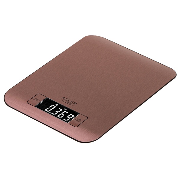 Весы кухонные Adler AD 3183с (электрон, до 5/0.001кг., платформа из нержавеющей стали) цвет медный купить по самой низкой цене
