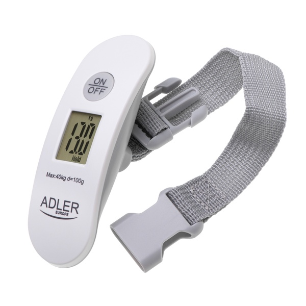 Весы багажные Adler AD 8189 (max 40кг, цена деления 100гр, ЖК-дисплей, функция тара) купить по самой низкой цене