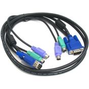 Кабель для KVM переключ. (PS/2+PS/2+VGA15M, 5м,) D-Link (DKVM-CB5) купить по самой низкой цене
