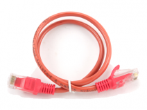 PATCH CORD UTP CAT.5E,0.25м. (PP12-0.25M/R) красный купить по самой низкой цене