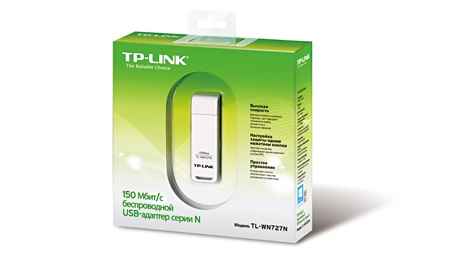 Адаптер WI-FI TP-LINK TL-WN727N  USB,150Мбит/с,802.11ngb,внутр.антенна купить по самой низкой цене