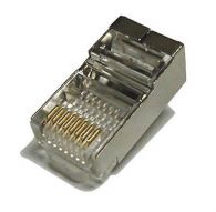 RJ-45 коннектор экранированный (FTP/SFTP, PLUG5SP, 8P8C), 1шт. купить по самой низкой цене
