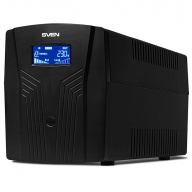 Блок UPS 1500VA SVEN Power System Pro1500 (LCD,USB/RJ11,вых.3хCEE7/4) купить по самой низкой цене