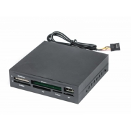 Картридер FDI2-ALLIN1-02-B внутренний в 3.5' отсек,USB,Black купить по самой низкой цене