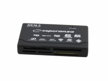 Картридер Esperanza EA119 внешний, USB 2.0, black купить по самой низкой цене