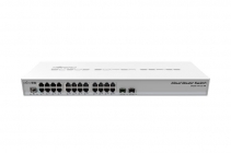 Маршрутизатор Mikrotik (CRS326-24G-2S+RM) 24xGbit 2xSFP+, RouterOS L5 купить по самой низкой цене